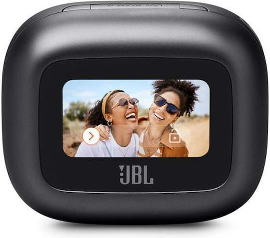JBL Live Beam 3 In-Ear Bluetooth-Freisprecheinrichtung Kopfhörer mit Schweißresistenz und Ladeetui Schwarz