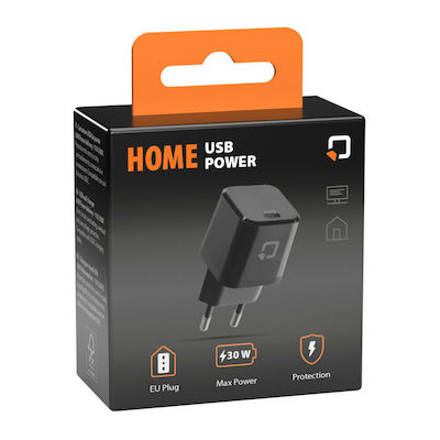 Lampa Încărcător Fără Cablu cu Port USB-C 30W Negruς (91798)