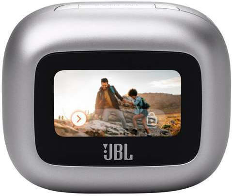 JBL Live Flex 3 Earbud Bluetooth Handsfree Earphones with Sweat Resistance and Charging Case Silver