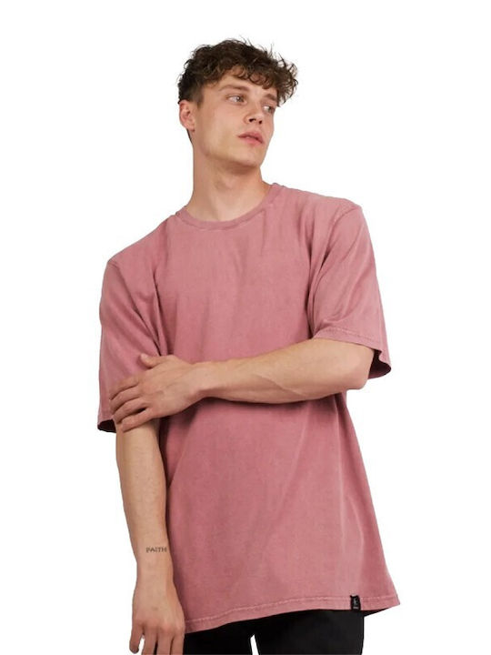 Shaikko Herren T-Shirt Kurzarm Pink