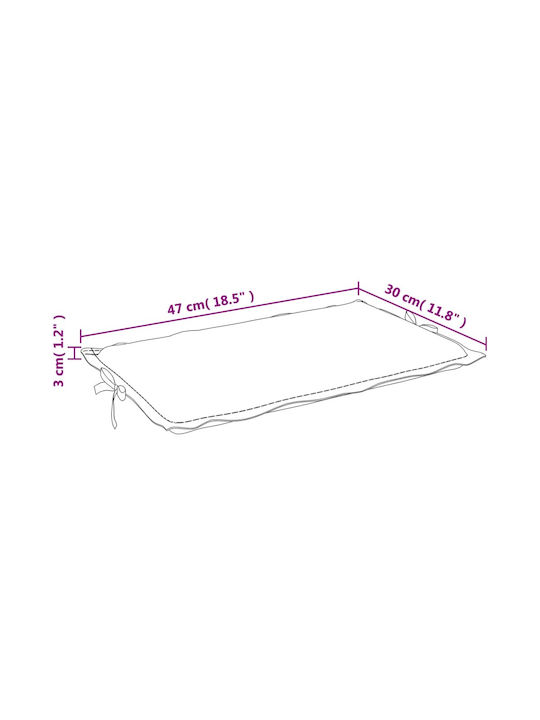 vidaXL Sunbed Cushion with Backrest Beige-Grey 58x186cm