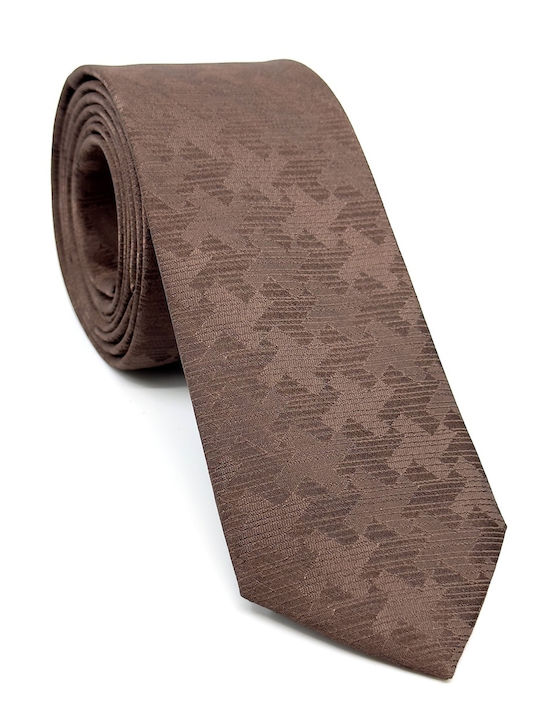 Legend Accessories Men's Tie Set Printed in Brown Color