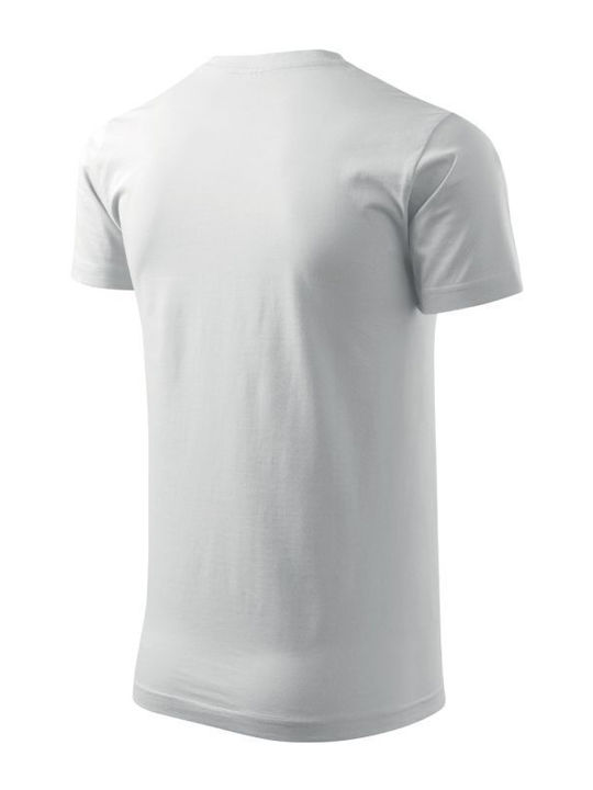 Adler Men's Short Sleeve Promotional T-Shirt White