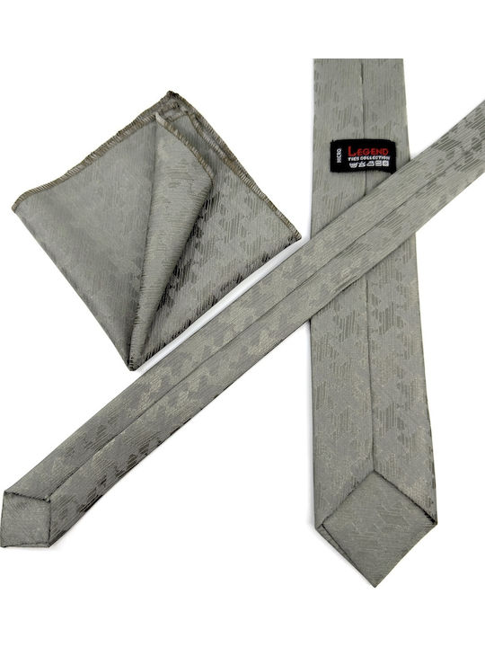 Legend Accessories Herren Krawatten Set Gedruckt in Grün Farbe