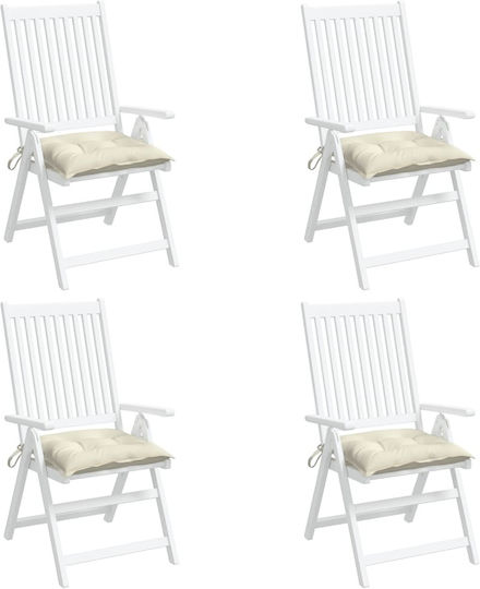 vidaXL Garden Chair 4 Pieces 50x50 cm