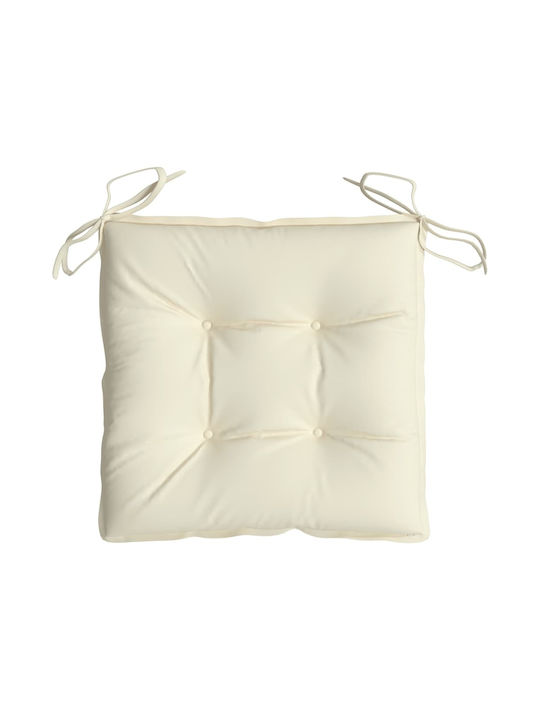 vidaXL Pernă Scaunului De Grădină Waterproof Albă 4 Bucăți 50x50cm