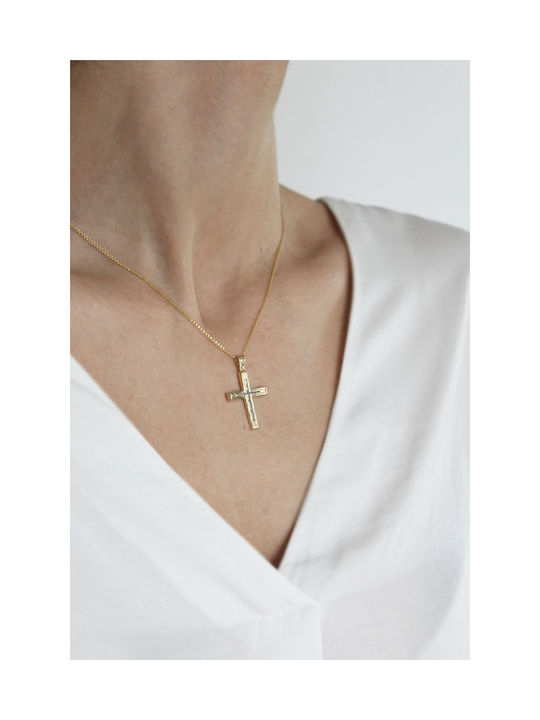 Kritsimis Gold Cross 14K with Chain