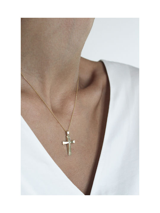 Kritsimis Gold Cross 14K with Chain