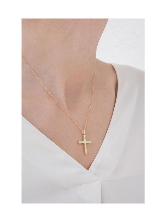 Kritsimis Gold Cross 14K with Chain