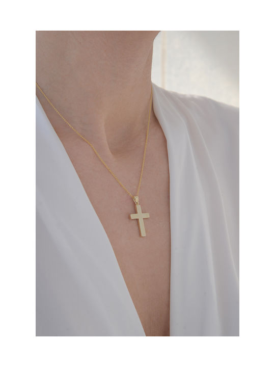 Kritsimis Gold Cross 14K with Chain