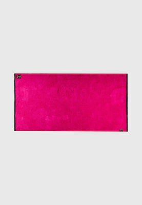 Funky Buddha Pink Cotton Beach Towel 100x178cm