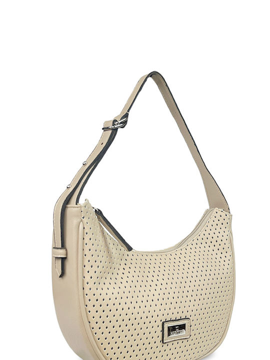 Hunter Hobo Women's Bag Shoulder Beige