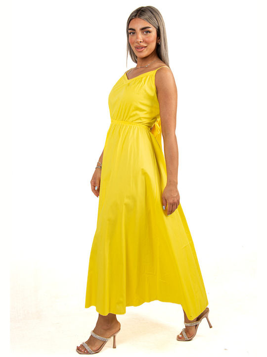 Yellow Off-Shoulder Dress