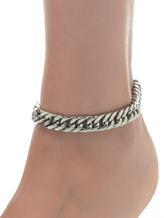 Fußarmband aus Edelstahlstahl Fußarmband aus Edelstahlstahl