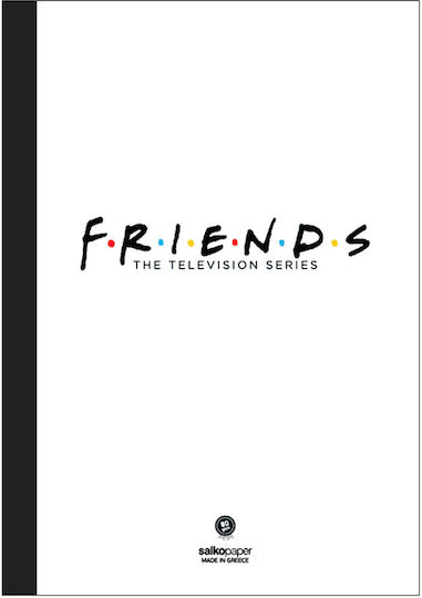 Salko Paper Τετράδιο Ριγέ 64 Φύλλων 3 Θεμάτων Friends