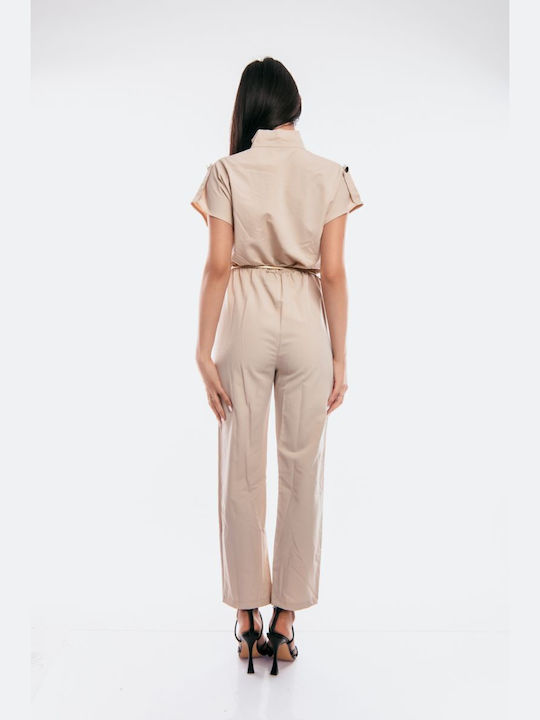 De Damă Salopetă Beige