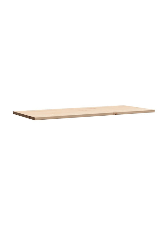 vidaXL Rectangular Table Surface made of Solid Wood Pine tree 90x40x1.7cm 847415 1pcs