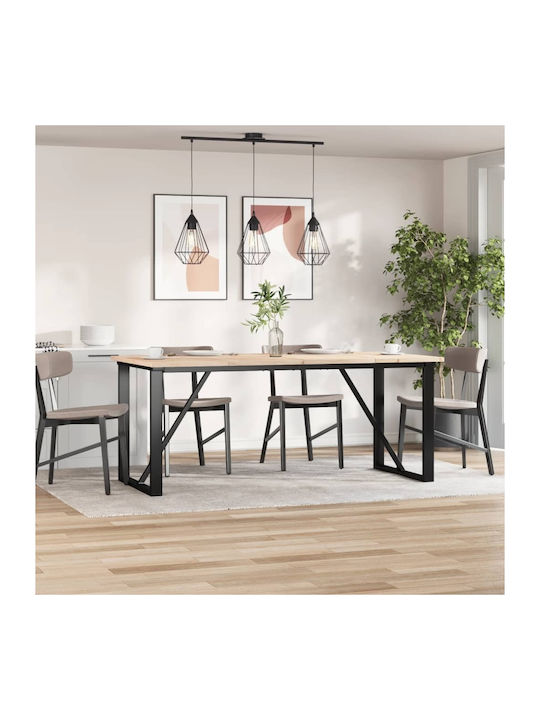 vidaXL Rectangular Table Surface made of Solid Wood Masif Pine 90x45x2.5cm 847435 4pcs