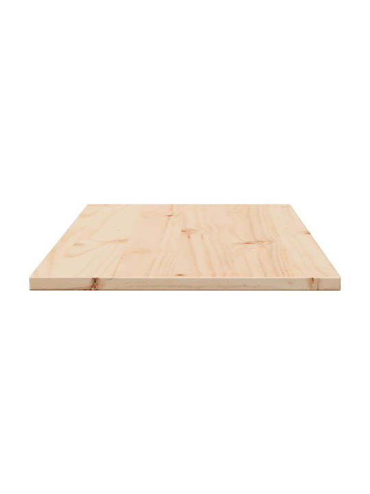 vidaXL Rectangular Table Surface made of Solid Wood Pine tree 90x40x1.7cm 847415 1pcs