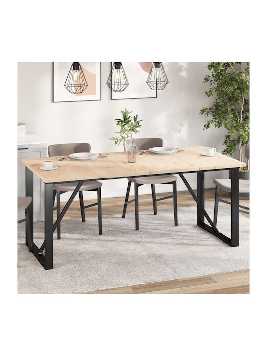 vidaXL Rectangular Table Surface made of Solid Wood Masif Pine 90x45x2.5cm 847435 4pcs