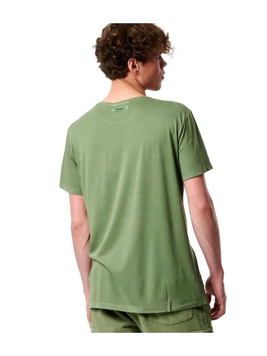 Body Action Men's Short Sleeve T-shirt Green