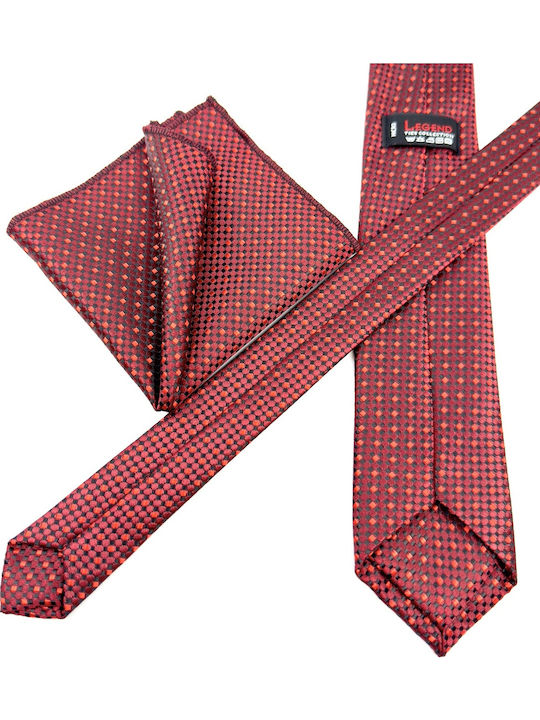 Legend Accessories Men's Tie in Red Color