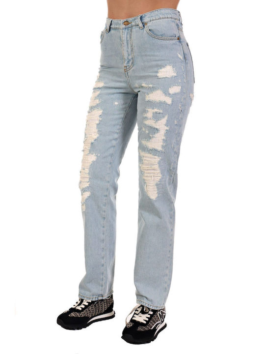 Pinko Damenjeanshose in Gerader Linie Blue