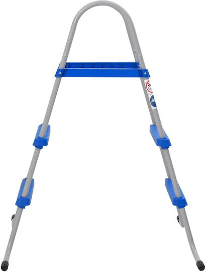 vidaXL Pool Ladder made of Plastic Blue