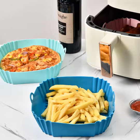 Keskor Φόρμα Σιλικόνης για Air Fryer 22x22εκ.