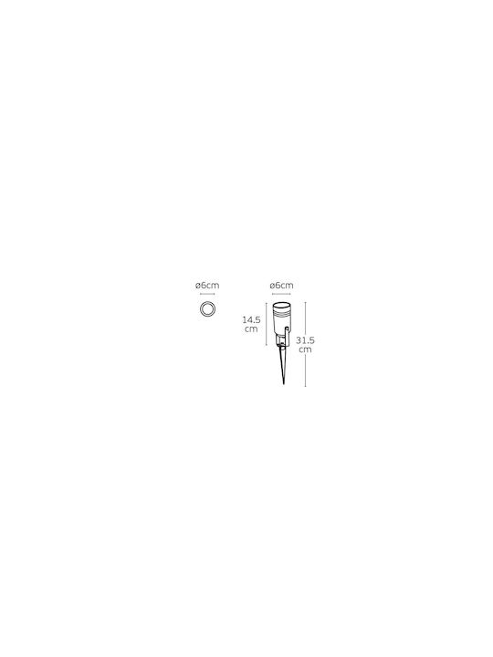VK Lighting Projector 12W 14.5x6cm