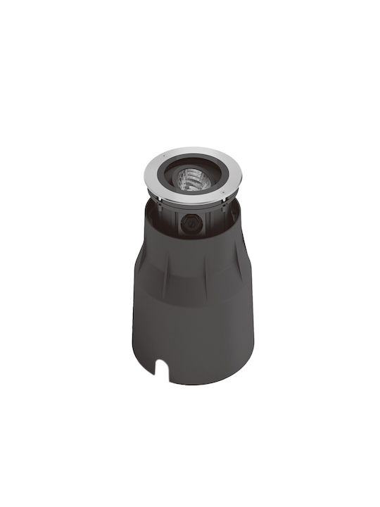 VK Lighting VK Lighting Außenstehlampen LED 20W mit Warmes Weiß Licht IP67 Silber