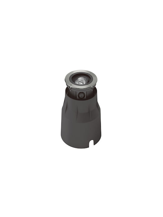 VK Lighting VK Lighting Außenstehlampe LED 15W mit Warmes Weiß Licht IP67 Silber