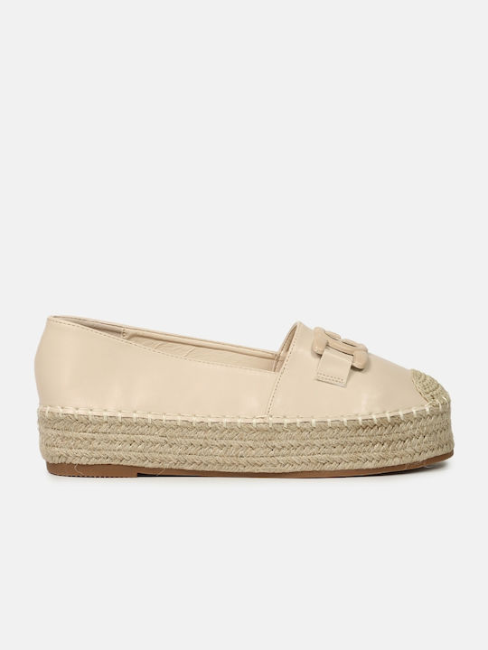 InShoes Women's Espadrilles Beige