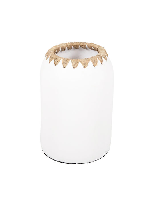 HomeMarkt Decorative Vase Orange 21x21x32cm