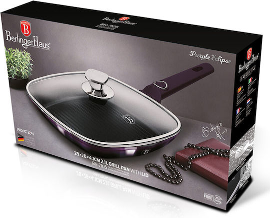 Berlinger Haus Grill Mit Deckel aus Aluminium 28cm