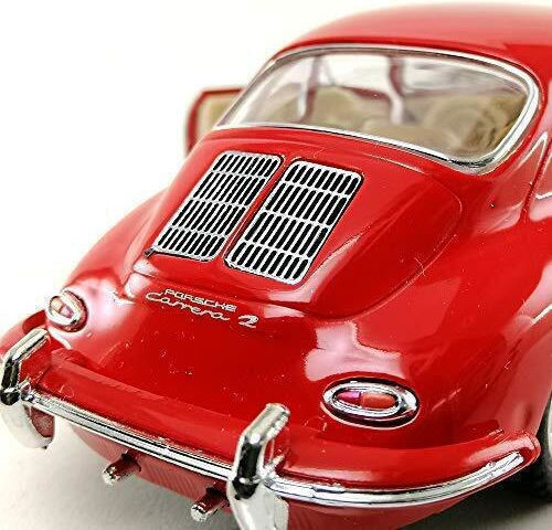 Kinsmart 1:32 Μεταλλικό 1962 Porsche 356 B Carrera 2 Κόκκινο Ανοιγόμενες Πόρτες Kt5398c