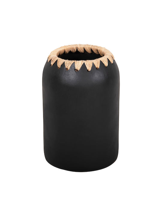 HomeMarkt Vază Decorativă Din ceramică Portocaliu 21x21x32cm 1buc