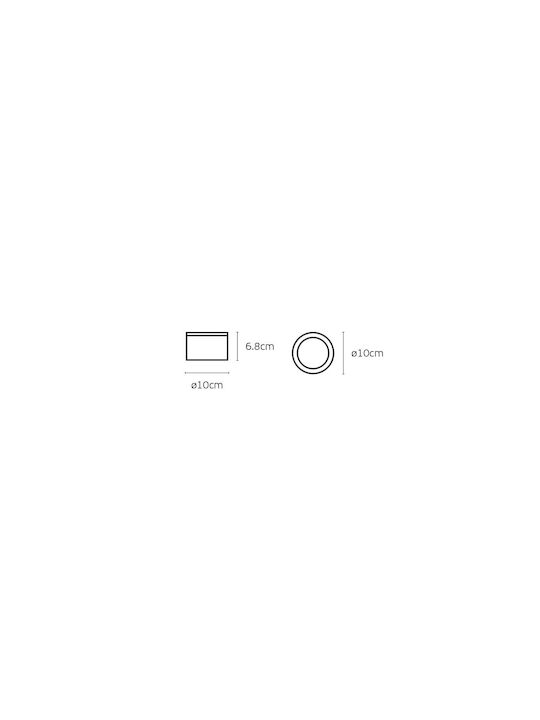 VK Lighting Monos LED Spot în Culoare Negru