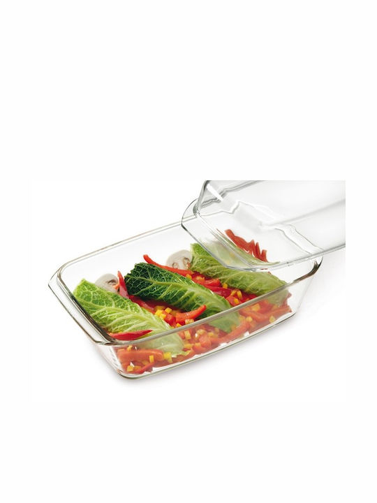 Simax Oală Dreptunghiulară de Sticlă 2.8lt 1buc