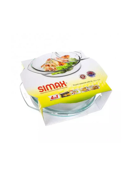 Simax Dutch Oven Round Glass 24.9x11.3cm 1pcs