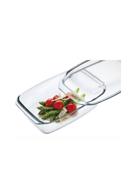 Simax Oală Dreptunghiulară de Sticlă 2.8lt 1buc