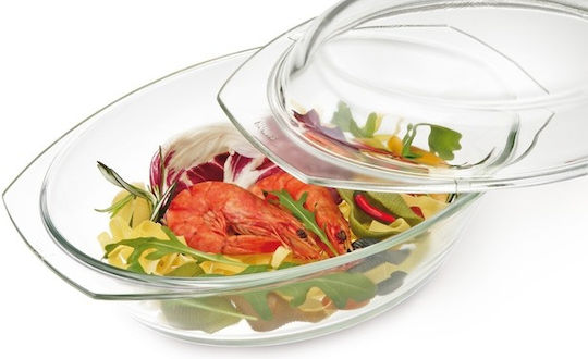 Simax Γάστρα Οβάλ Γυάλινη 24x12cm 2.4lt