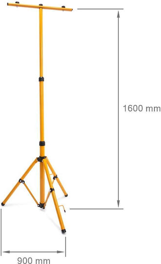 Eco Light Βάση Προβολέα για Φωτιστικά Κίτρινη EC79643
