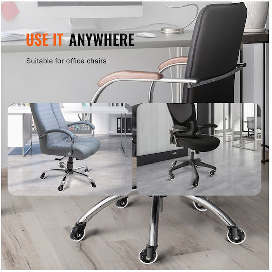 Vevor Caster for Office Chair Plastic 5 Pieces Black