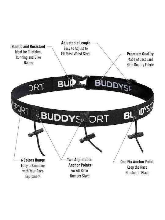 Buddyswim 250970 Running Belt Black