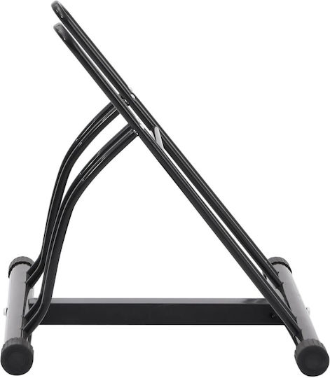 vidaXL Bicycle Stand for 2 Bicycles Floor Steel Black