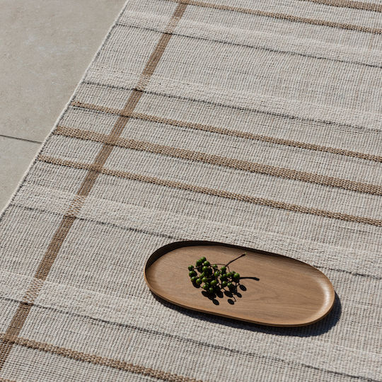 Brink & Campman Zona Line Lucrat manual Covor De exterior Rectangular Sesame