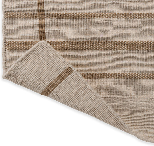 Brink & Campman Zona Line Lucrat manual Covor De exterior Rectangular Sesame