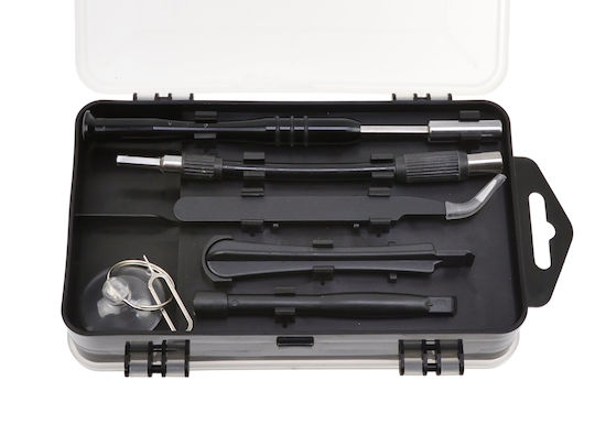 Geko Set 4 Schraubendreher-Bits Kreuz / Stern / Gerade / Torx