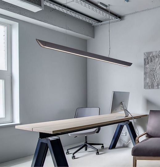 VK Lighting LED Γραμμικό Φωτιστικό Οροφής 36W Φυσικό Λευκό IP20 με Ρυθμιζόμενη Ένταση 138.2εκ.
